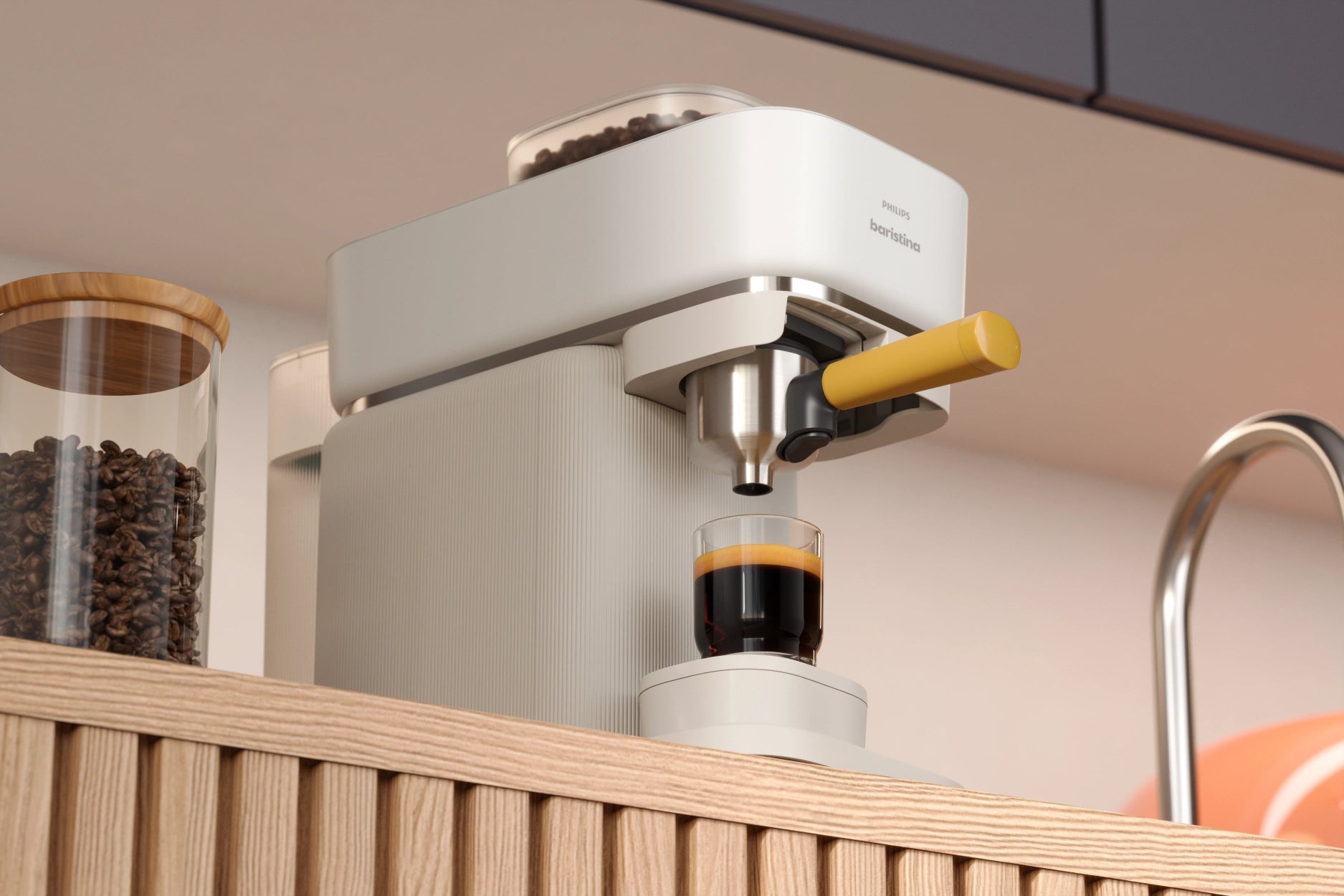 Baristina Espresso Machine - Milky White