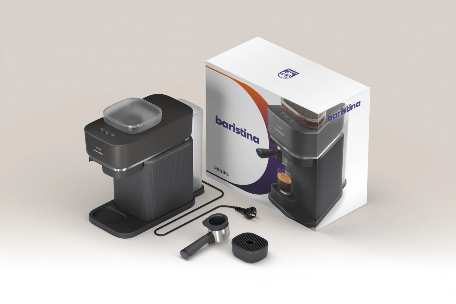 Baristina Espresso Machine - Black