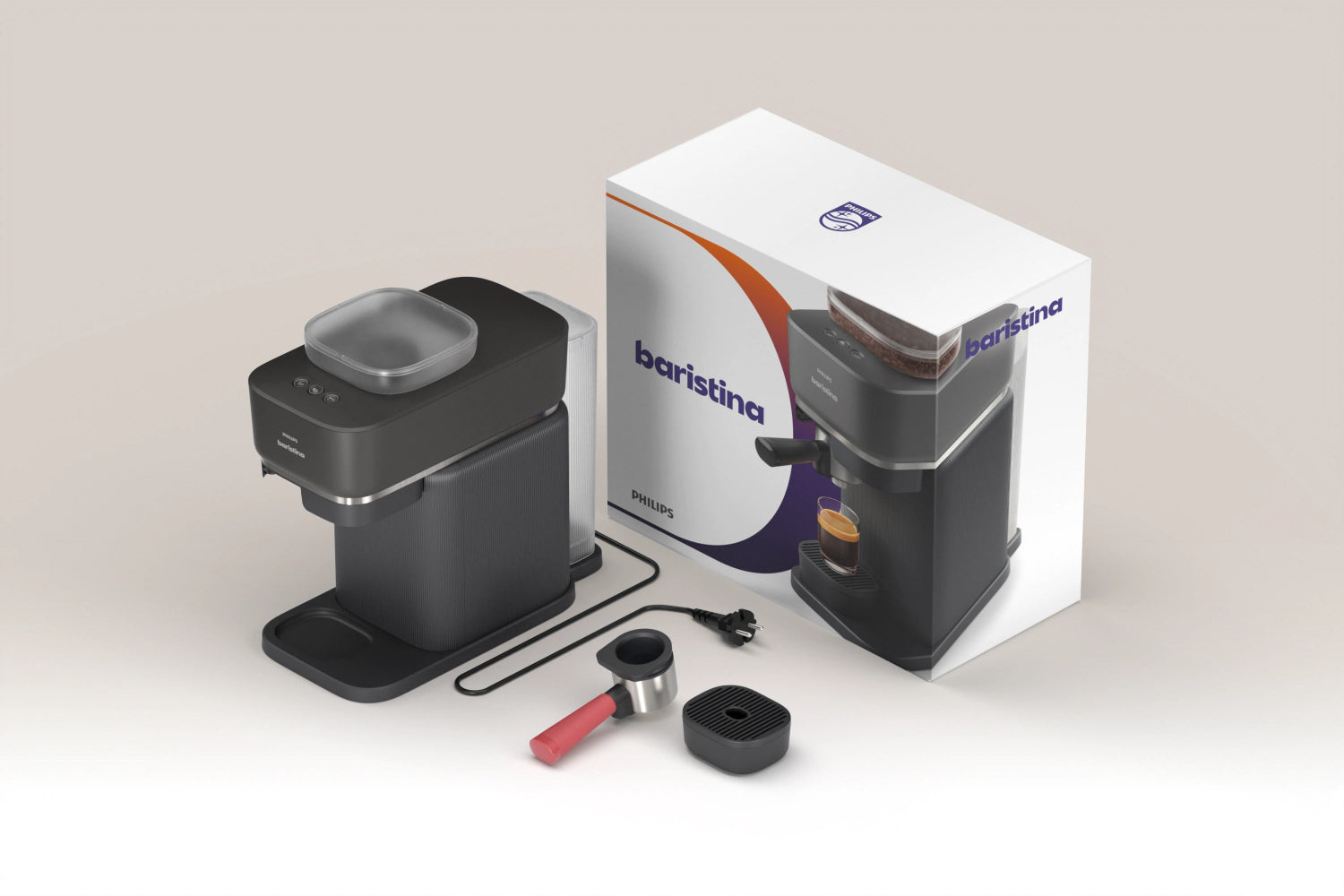 Baristina Espresso Machine - Black