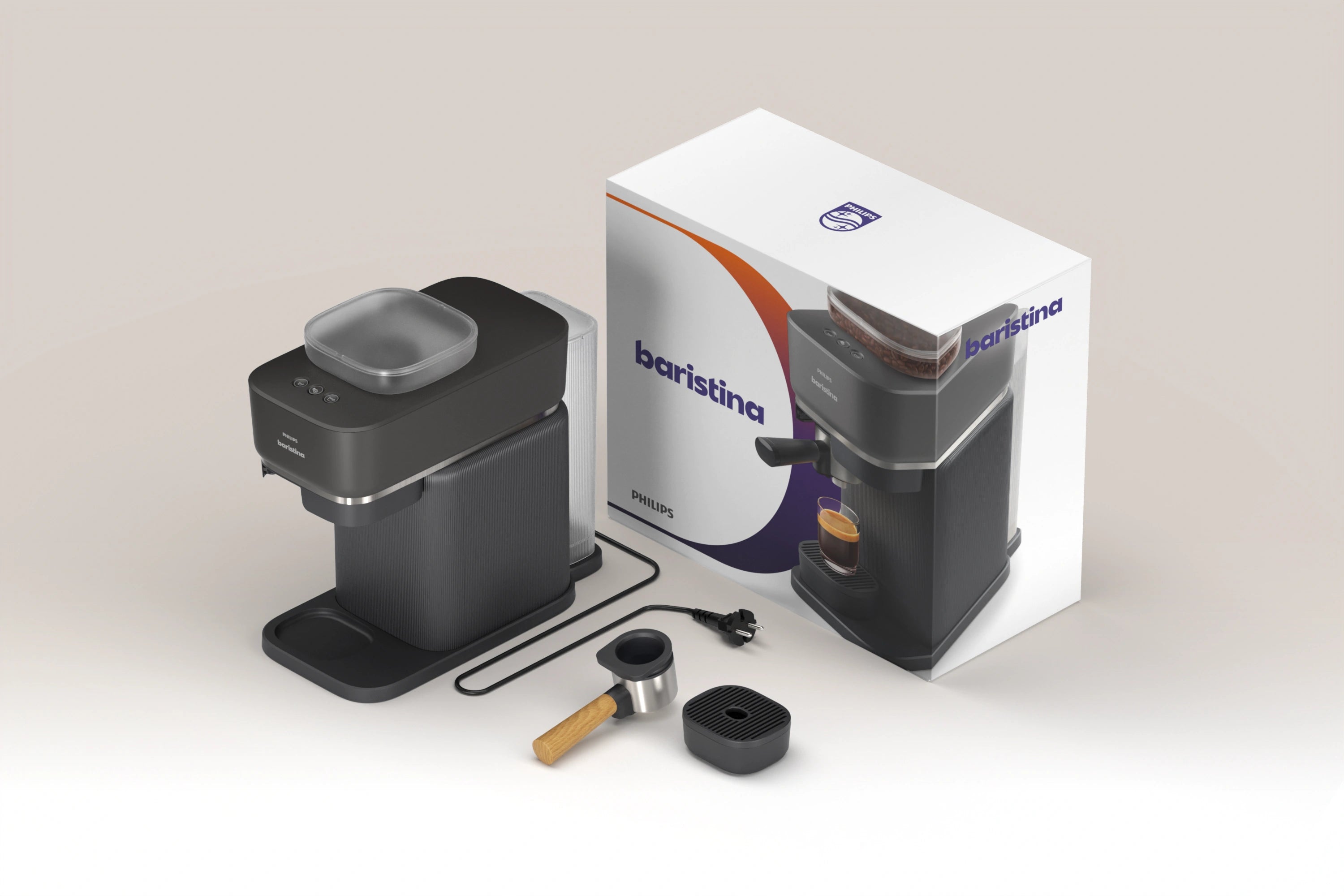 Baristina Espresso Machine - Black