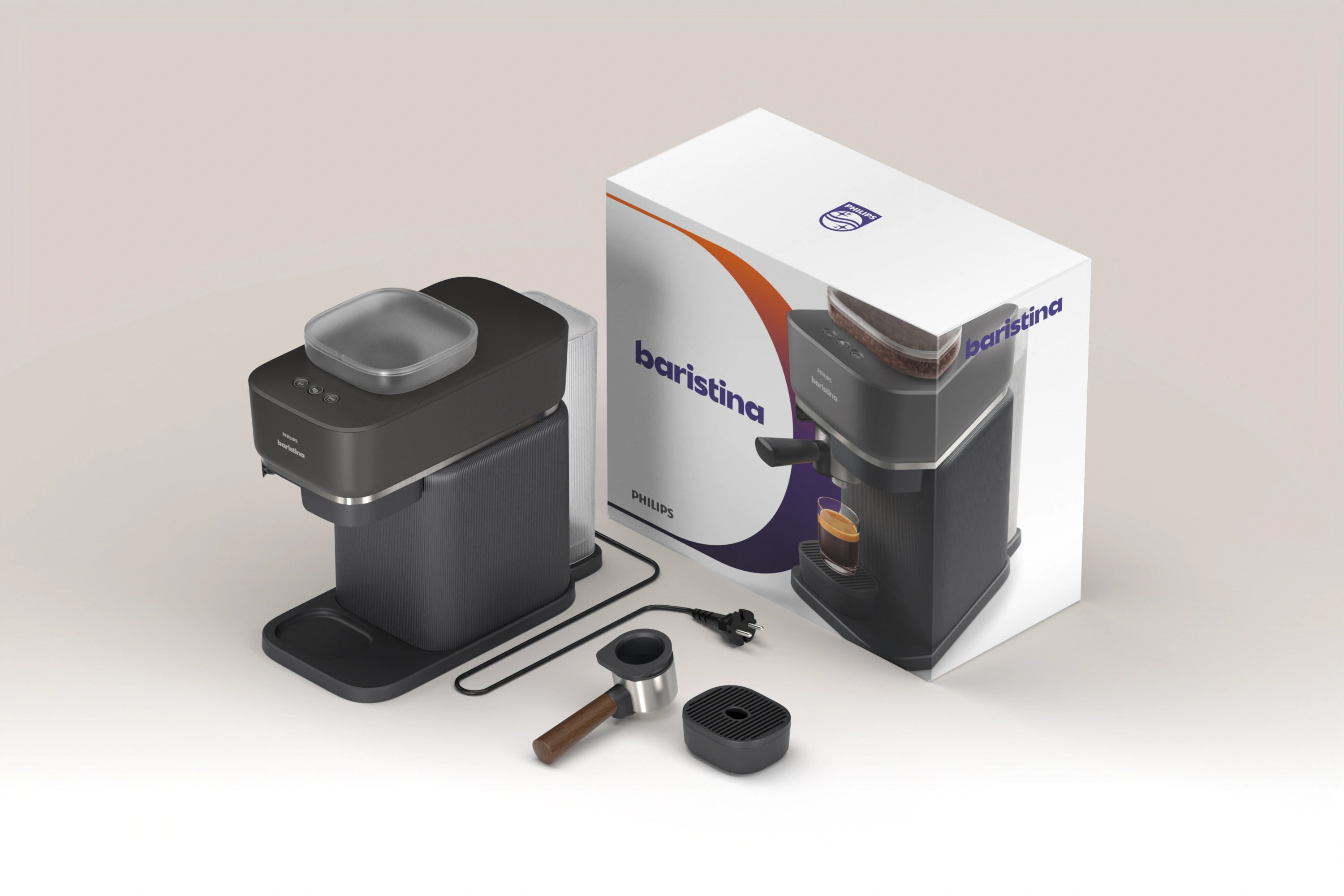 Baristina Espresso Machine - Black