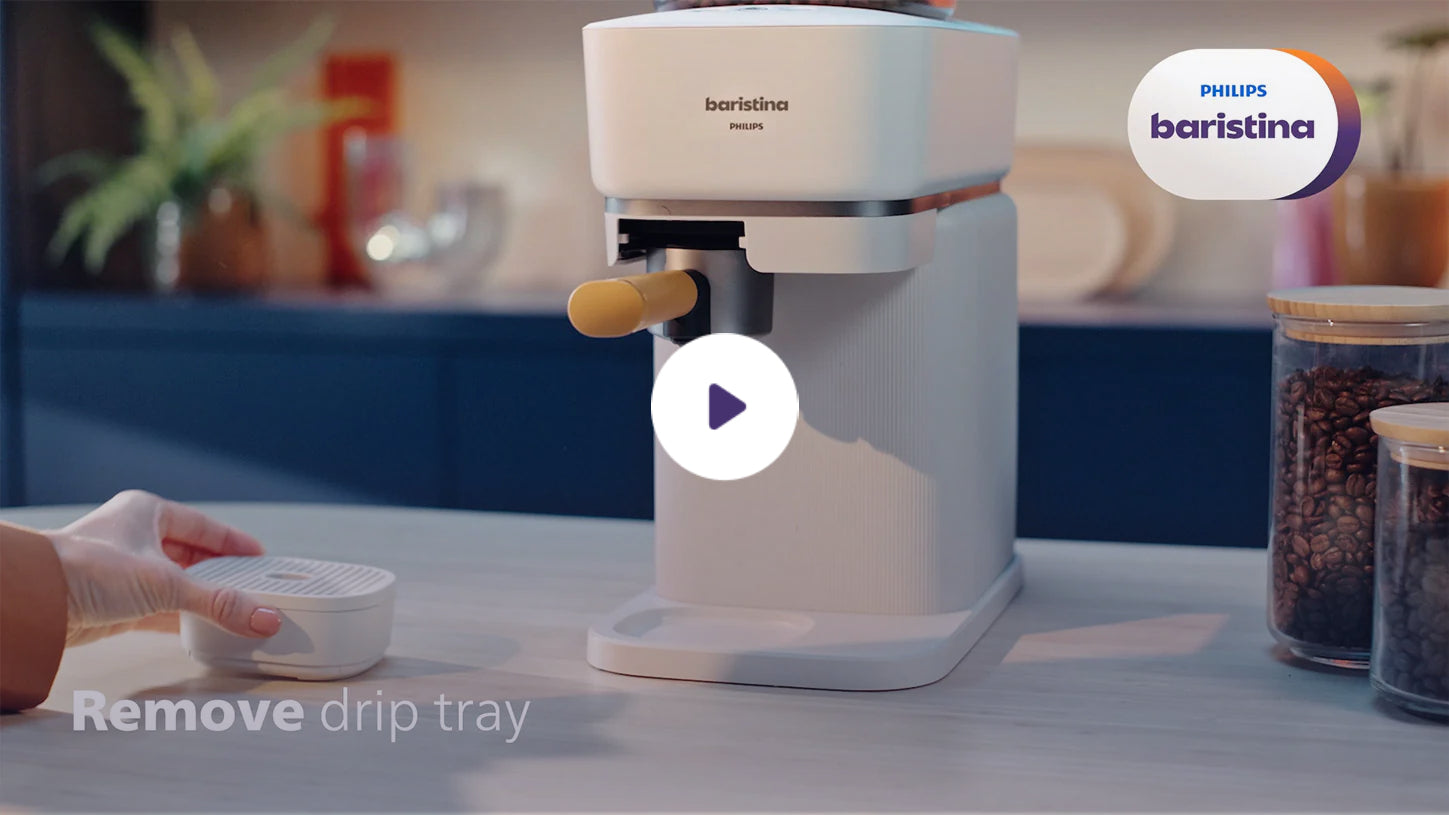 Preparing your Baristina espresso machine for the first time use