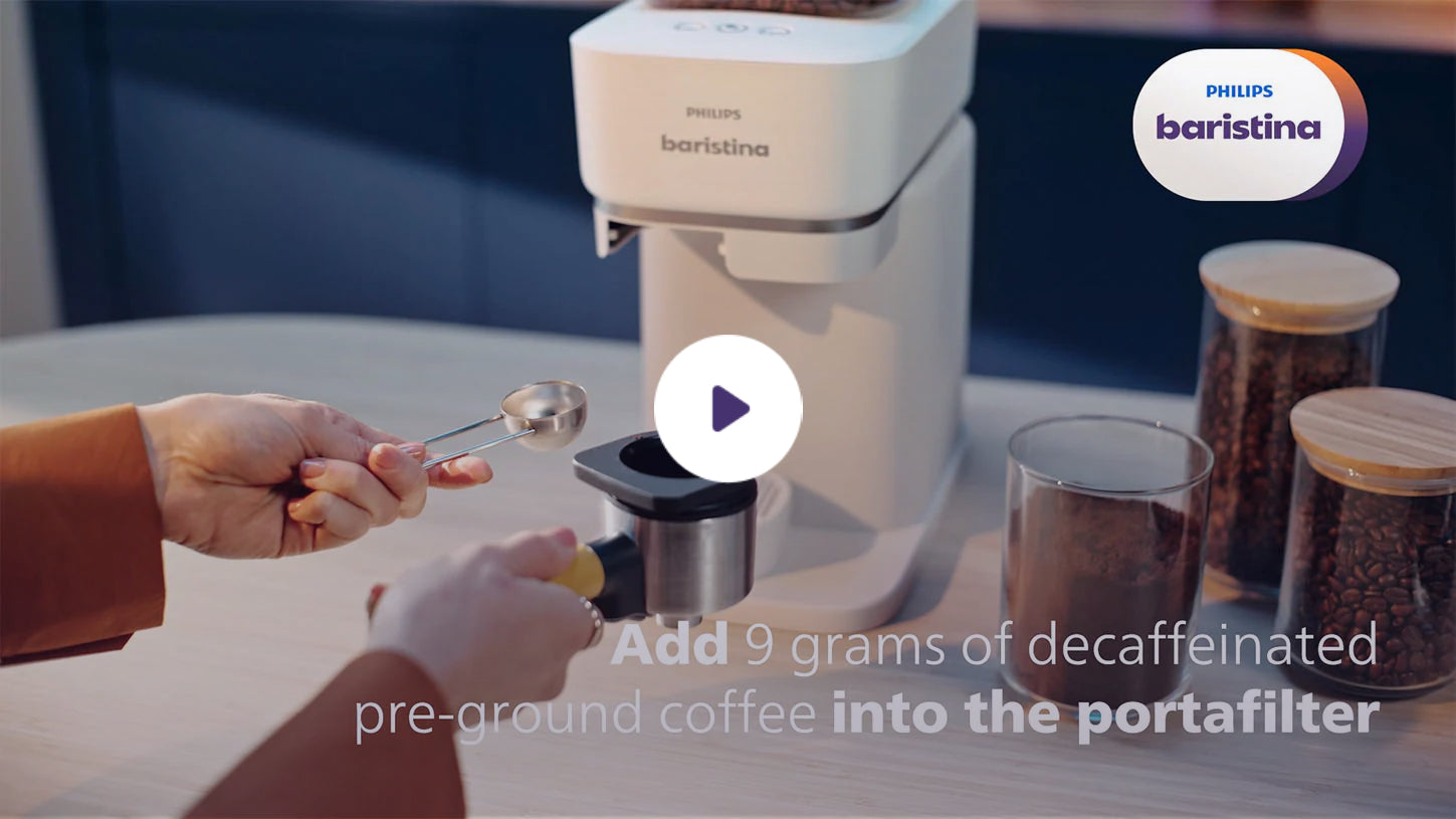 How to brew with pre-ground (decaf) coffee